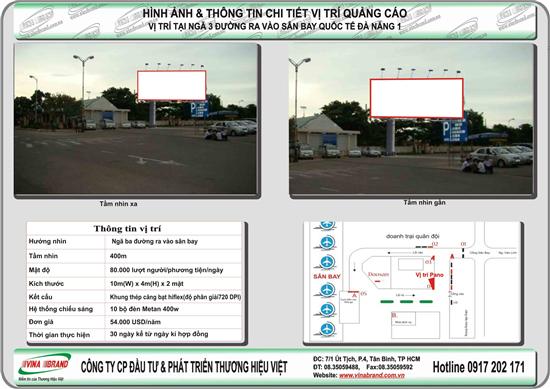Pano tại ngã 3 - gần nhà gửi xe sân bay Đà Nẵng