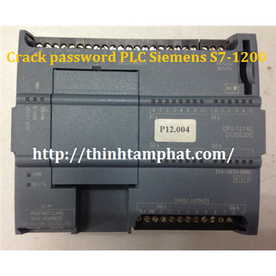 Crack password PLC Siemens S7-1200