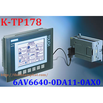 K-TP178 6AV6 640-0DA11-0AX0 - HMI Siemens KTP178 6AV66400DA110AX0