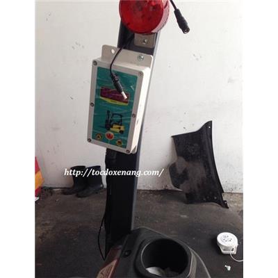 Lắp đặt thiết bị giới hạn tốc độ xe nâng cho Asia Packaging VN