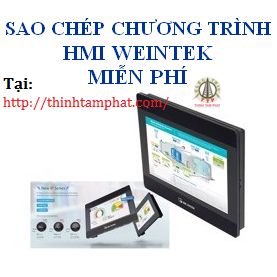 Sao chép chương trình màn hình HMI Weintek miễn phí