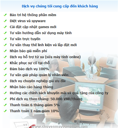 GIẢM GIÁ DỊCH VỤ