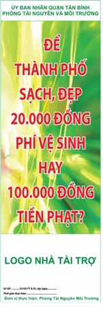Bandroll, banber, Phướn tuyên truyền, cổ động chính trị kết hợp với quảng cáo thương mại