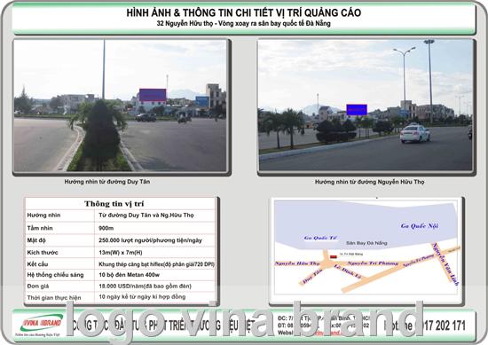 Pano (billboard) ga quốc tế sân bay Đà Nẵng