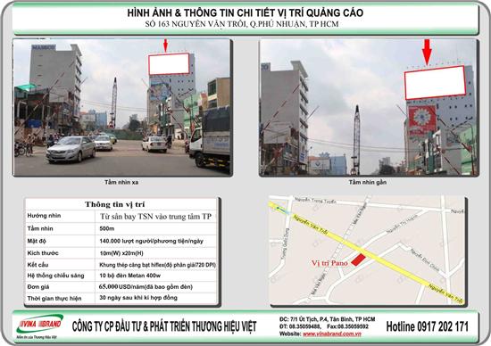 cty quang cao Thuong Hieu Viet cho thue PANO ĐƯỜNG NGUYỄN VĂN TRỖI - PHÚ NHUẬN - TP HCM