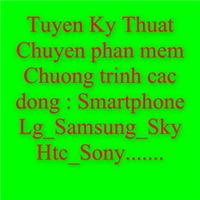 Cần tuyển 1 kỷ thuật chuyên chạy chương trình phần mềm các dòng Smartphone như ; Samsung, Lg, Sony , Sky, Htc.....
