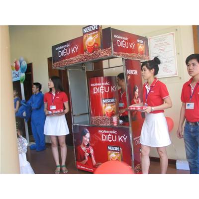 Booth lắp ráp NesCafe
