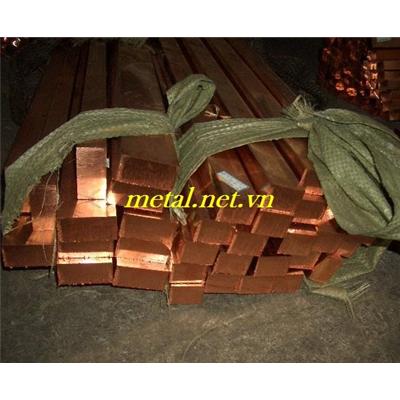 đồng đỏ vuông đặc, đồng thau vuông đặc, thanh la đồng.