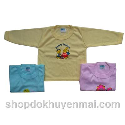 Set 3 áo thun dài tay cổ tròn Chung Thủy - Size 1