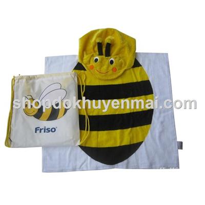Khăn hoạt hình ong vàng Friso cho bé