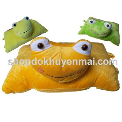 Gối đi xe máy Dumex đa năng cho bé - Màu xanh lá, cam, vàng