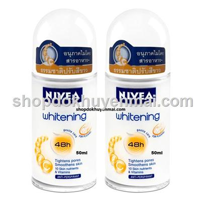 Lăn khử mùi Nivea cho nữ - Dung tích 50ml, hàng Thái