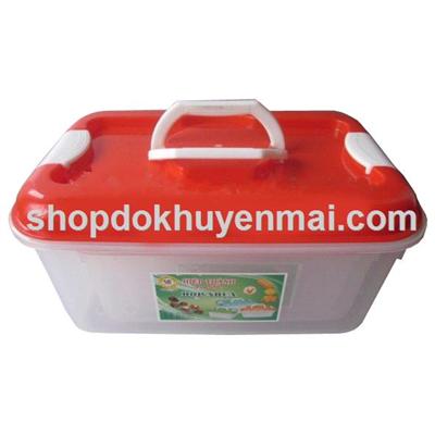 Hộp nhựa Hiệp Thành 6 lít có quai xách tiện lợi