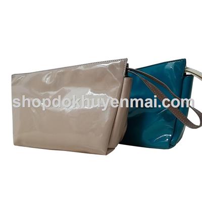 Ví cầm tay hoặc đựng mỹ phẩm da bóng Pond