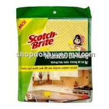 Khăn lau đa năng Scotch - Brite 180mm x 150mm thương hiệu Mỹ