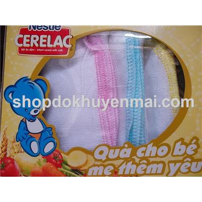 Bộ 3 khăn sữa Nestle 3 lớp cho bé