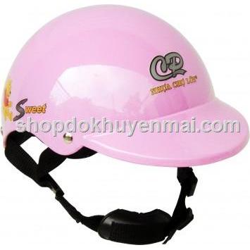 Nón bảo hiểm nhựa Chợ Lớn cho bé - Có tem CR