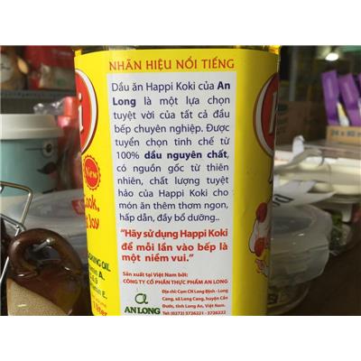 Chai dầu Än Happi Koki 1 lÃt - Date: 12/ 2020