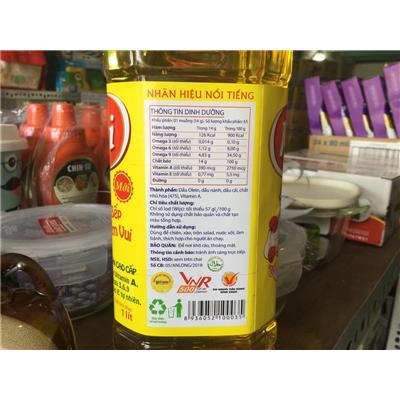 Chai dầu Än Happi Koki 1 lÃt - Date: 12/ 2020 Chai dau an Happi Koki 1 lit - Date: 12/ 2020