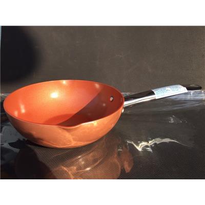 Chảo SÂU 20cm Cao Cấp Super Chef Chống Dính Ceramic Đáy Từ Hai Miệng Rót