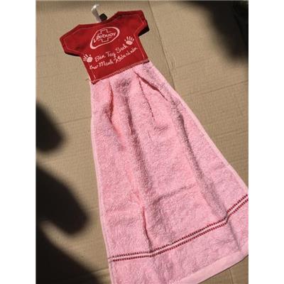 Khăn Cotton Lau Tay Lifebuoy Váy Đầm Có Móc Treo - Kt: (53 x 30) cm