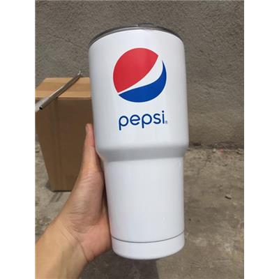 TRẮNG: Ly Giữ Nhiệt Pepsi Dung Tích Khủng 900ml Kèm Ống Hút