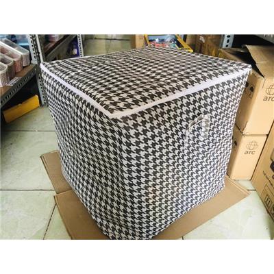 Túi Vải Caro Đựng Chăn Màn/ Quần Áo Cỡ Lớn 92 Lít - Kt: (45 x 45 x 45) cm