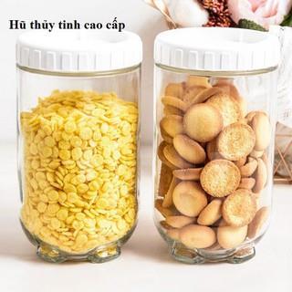 TRƠN: Hũ Thủy Tinh Đa Năng 900ml - Kt: (8.8 x 17.4) cm