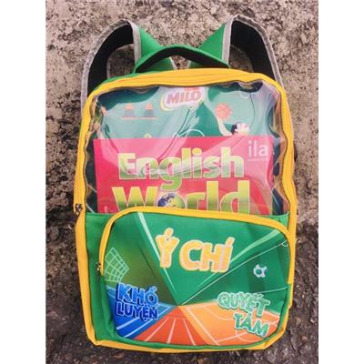Balo Milo Ý CHÍ Nhiều Ngăn Cho Học Sinh Tiểu Học - Kt: (37 x 27 x 10) cm