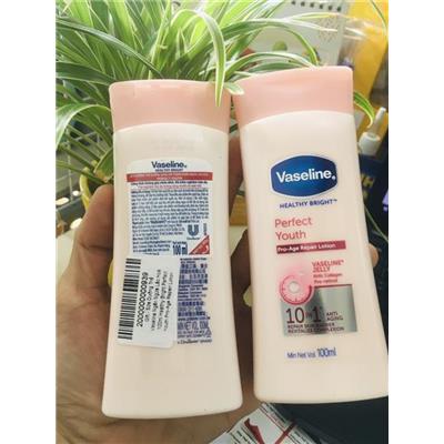 CHAI Sữa Dưỡng Thể VASELINE Ngăn Ngừa Lão Hóa 100ml Healthy Bright Perfect Youth Pro-Age Repair Lotion  CHAI Sua Duong The VASELINE Ngan Ngua Lao Hoa 100ml Healthy Bright Perfect Youth Pro-Age Repair Lotion