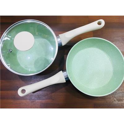 MÀU XANH: Bộ Chảo, Quánh Men Đá Hoa Cương Đáy Từ Cao Cấp Green Cook GCS223-T4  MAU XANH: Bo Chao, Quanh Men Da Hoa Cuong Day Tu Cao Cap Green Cook GCS223-T4