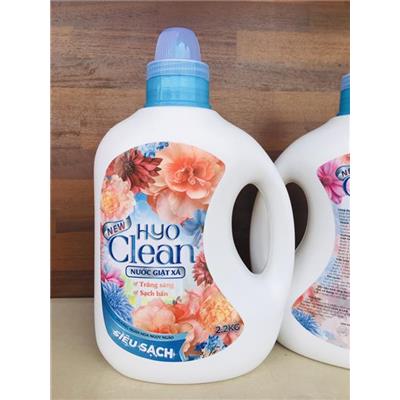 Chai Nước Giặt Xả Hyo Clean 2.2kg Hương Ngàn Hoa Ngọt Ngào Ít Bọt  Chai Nuoc Giat Xa Hyo Clean 2.2kg Huong Ngan Hoa Ngot Ngao It Bot