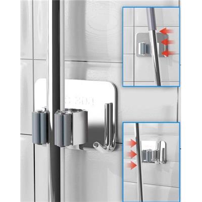 Giá Treo Cây Lau Nhà Và Móc Treo Đồ Inox 304