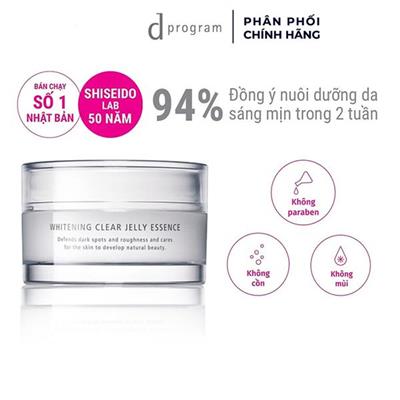 TRẮNG: Serum D Program Dưỡng Sáng Da Dạng Jelly 60g Whitening Jelly Clear Essence  TRANG: Serum D Program Duong Sang Da Dang Jelly 60g Whitening Jelly Clear Essence