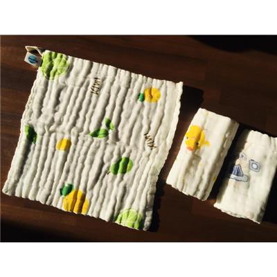 Hộp 3 Khăn Sữa Hoạt Hình 6 Lớp Molfix Organic Cho Bé - Kt: (30 x 30) cm  Hop 3 Khan Sua Hoat Hinh 6 Lop Molfix Organic Cho Be - Kt: (30 x 30) cm