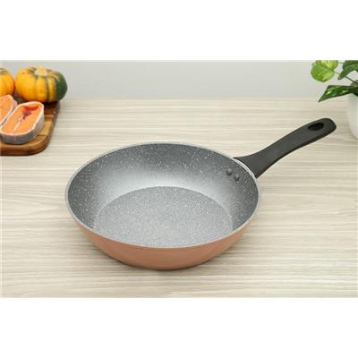 VÀNG HỒNG: Chảo Sâu Lòng Chống Dính Vân Đá Đáy Từ 26cm Green Cook GCP221-26IH  VANG HONG: Chao Sau Long Chong Dinh Van Da Day Tu 26cm Green Cook GCP221-26IH