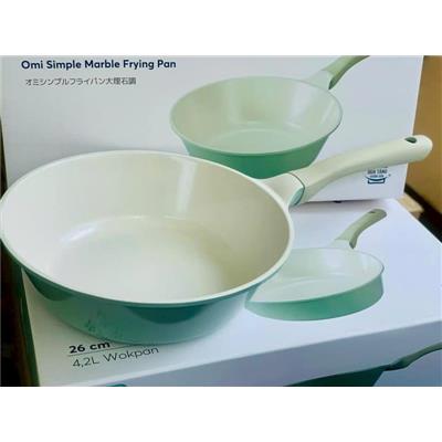 XANH MINT: Chảo Vân Đá Sâu Lòng Omi Simple Inochi 26cm