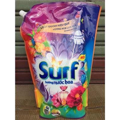 Nước Giặt Surf Hương Nước Hoa, Túi 3.1Kg (3 Lít) Có Vòi Rót