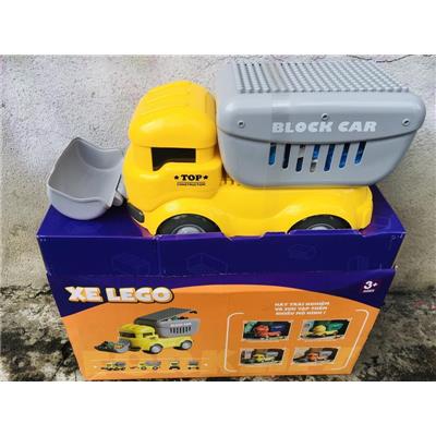 XE XÚC: Đồ Chơi Xe Lego Act 124 Chi Tiết Size Lớn (Nutifood) + PHỤ PHÍ 10 NGÀN