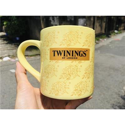 Ly Sứ TWININGS MÀU VÀNG Size Lớn 480ml