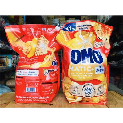 ĐỎ: Nước Giặt OMO Matic Comfort Chuyên Gia Cửa Trên Tinh Dầu Nước Hoa Tinh Tế Túi Lớn 4.1kg  DO: Nuoc Giat OMO Matic Comfort Chuyen Gia Cua Tren Tinh Dau Nuoc Hoa Tinh Te Tui Lon 4.1kg