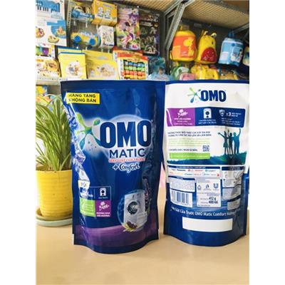 XANH: TÚI Nước Giặt Omo Matic CỬA TRƯỚC Khử Mùi Thơm Thư Thái 412g  XANH: TUI Nuoc Giat Omo Matic CUA TRUOC Khu Mui Thom Thu Thai 412g