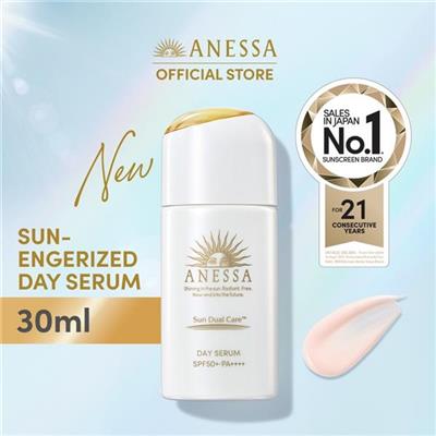 Serum Chống Nắng Anessa Dưỡng Da Nâng Tông Sun Dual Care SPF50+ PA++++ 30ml