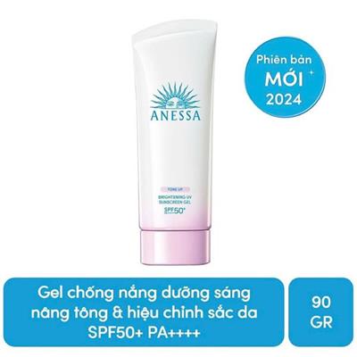 Gel Chống Nắng Anessa Dưỡng Sáng Nâng Tông 90g (Mới) Brightening Uv Sunscreen Gel N SPF50+ PA++++  Gel Chong Nang Anessa Duong Sang Nang Tong 90g (Moi) Brightening Uv Sunscreen Gel N SPF50+ PA++++