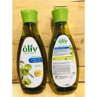 Sữa Tắm Ôliv Dưỡng Ẩm Mềm Mịn 250Ml Natural Nourish