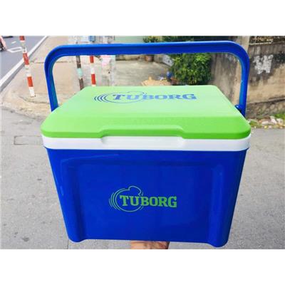 Thùng Đá Vuông TUBORG 8 Lít Có Quai Xách