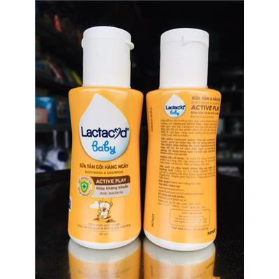 CAM: Sữa Tắm Gội Bảo Vệ Cho Bé LACTACYD Bayby Active Play 60ml