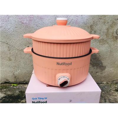 Nồi Nấu Điện Đa Năng Green Cook 2 Lít Kèm Xủng Hấp