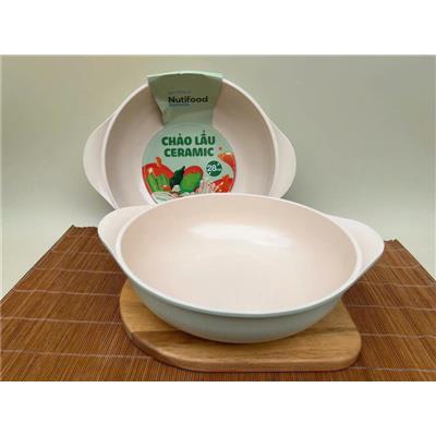 Chảo Lẩu Ceramic GreenCook 28cm