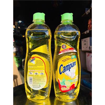 Combo 2 Chai Nước Rửa Chén CAMPAX Tinh Chất Chanh Bóng Láng Khử Mùi 400g(x2)